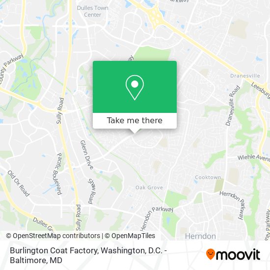 Mapa de Burlington Coat Factory