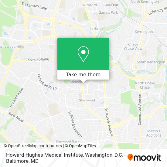 Howard Hughes Medical Institute map