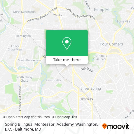 Mapa de Spring Bilingual Montessori Academy