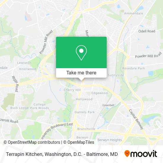 Terrapin Kitchen map