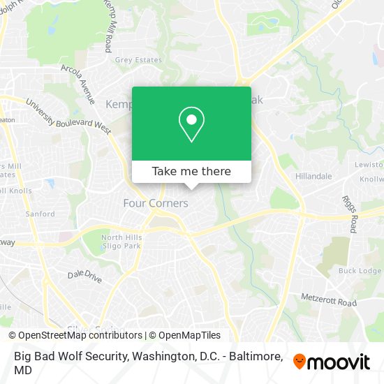 Mapa de Big Bad Wolf Security