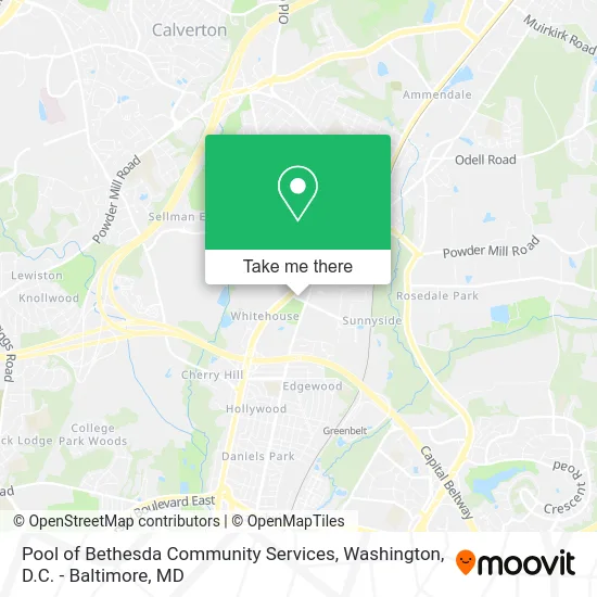 Pool of Bethesda Community Services map