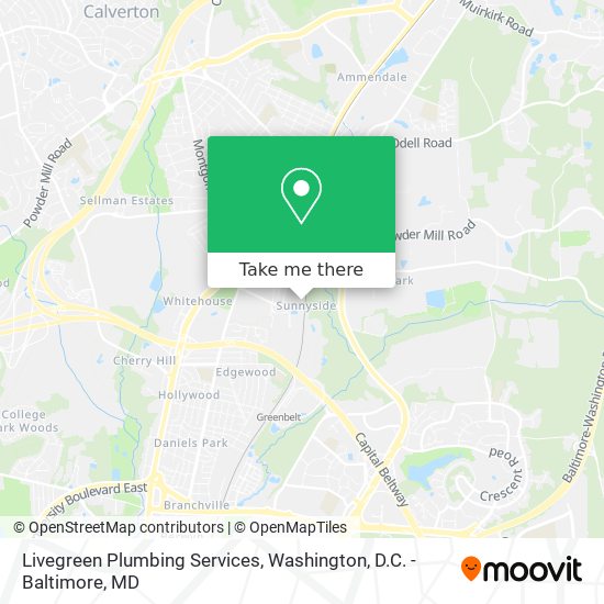 Mapa de Livegreen Plumbing Services