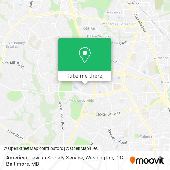 Mapa de American Jewish Society-Service