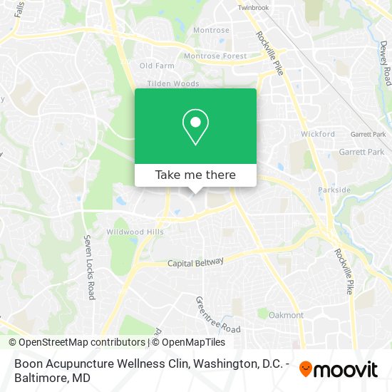 Mapa de Boon Acupuncture Wellness Clin