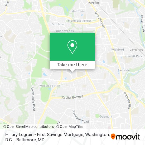 Mapa de Hillary Legrain - First Savings Mortgage