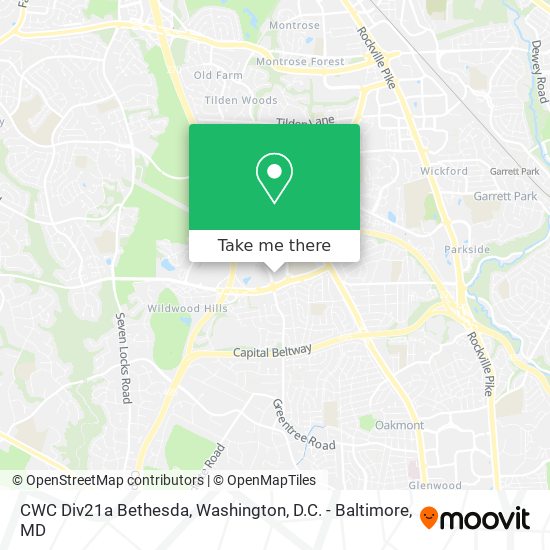 Mapa de CWC Div21a Bethesda