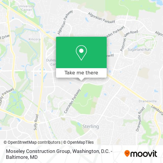 Mapa de Moseley Construction Group