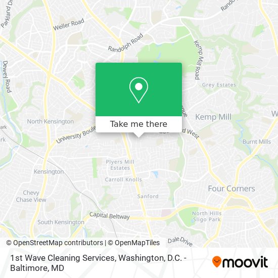 Mapa de 1st Wave Cleaning Services