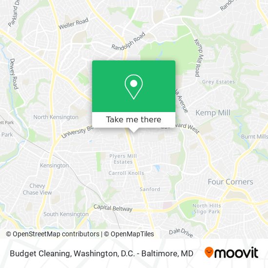 Budget Cleaning map