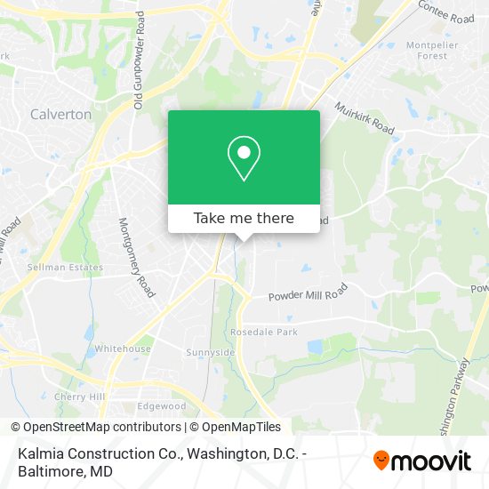 Mapa de Kalmia Construction Co.