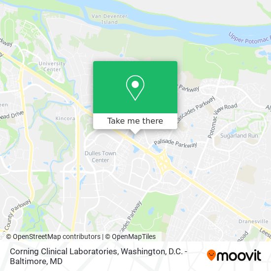 Mapa de Corning Clinical Laboratories