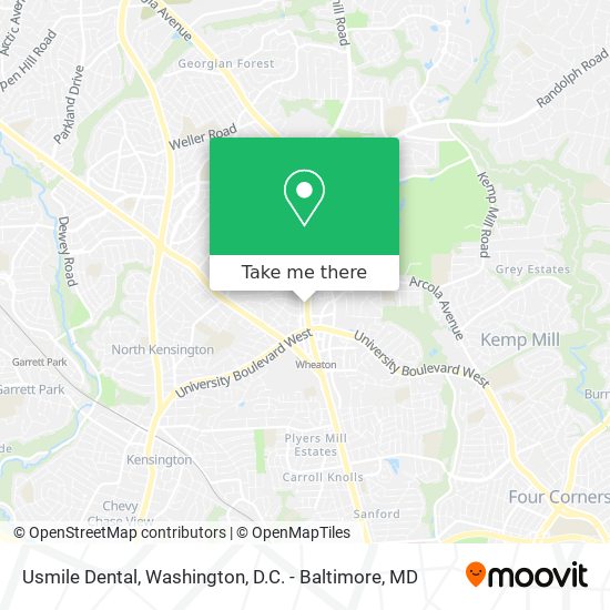 Usmile Dental map