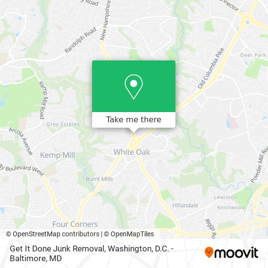 Get It Done Junk Removal map