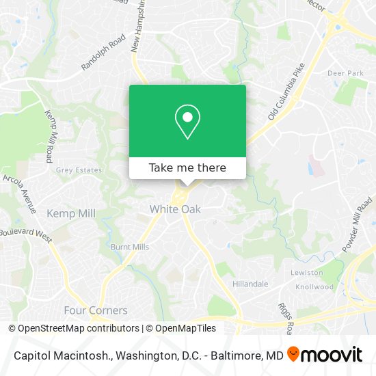 Capitol Macintosh. map