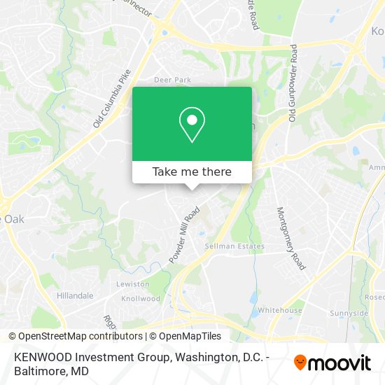 Mapa de KENWOOD Investment Group