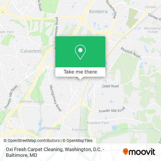 Oxi Fresh Carpet Cleaning map