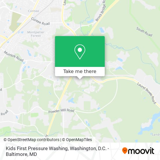 Kids First Pressure Washing map