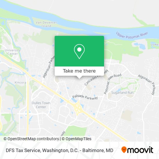 DFS Tax Service map