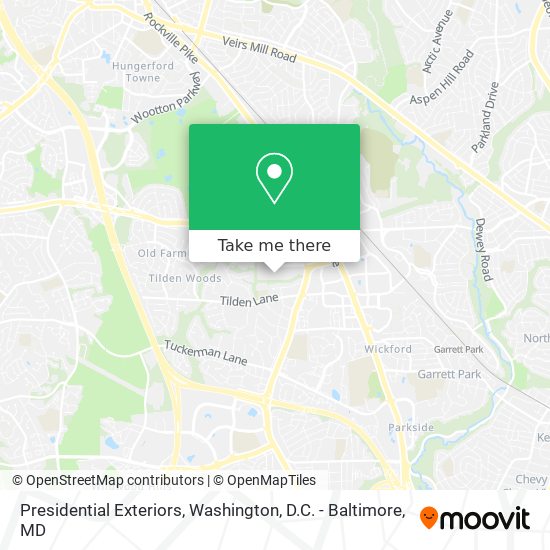 Presidential Exteriors map