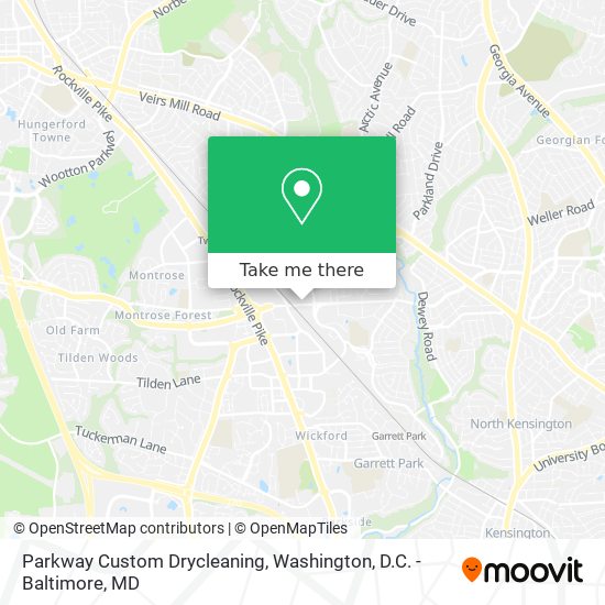 Parkway Custom Drycleaning map