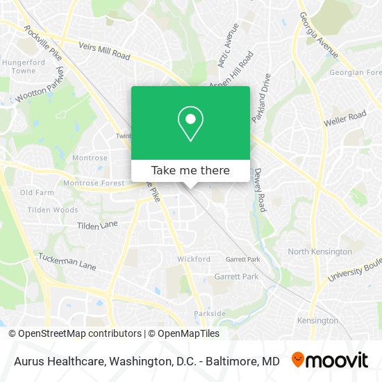 Aurus Healthcare map
