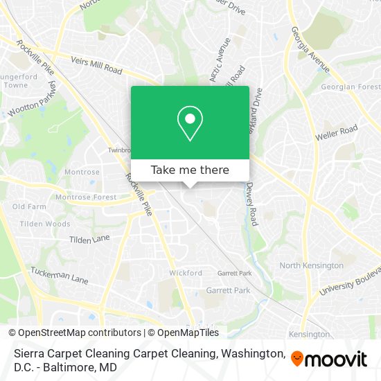 Sierra Carpet Cleaning Carpet Cleaning map