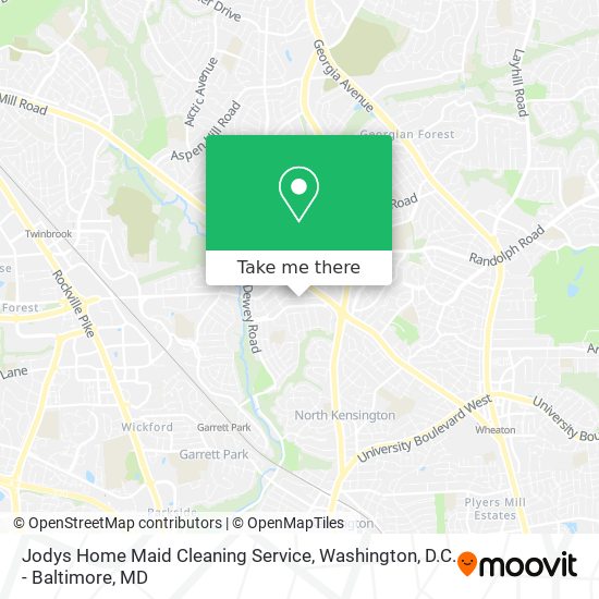 Jodys Home Maid Cleaning Service map