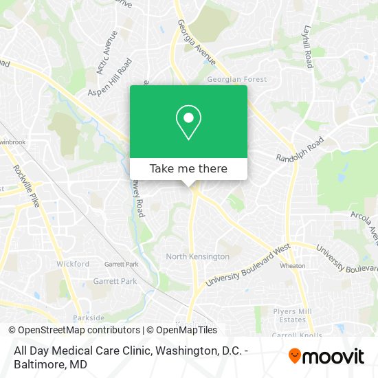 Mapa de All Day Medical Care Clinic