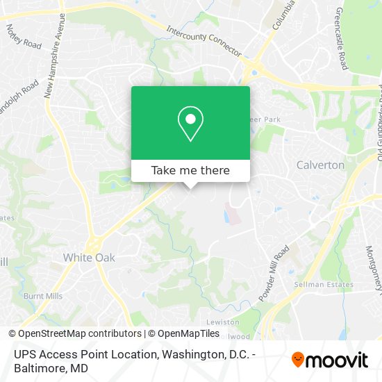 Mapa de UPS Access Point Location