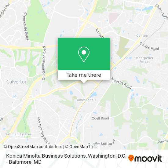 Konica Minolta Business Solutions map