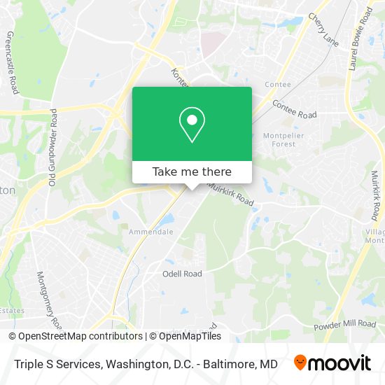 Triple S Services map