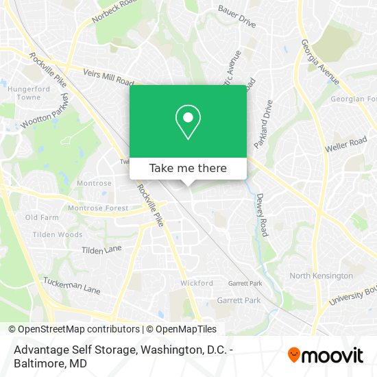 Mapa de Advantage Self Storage