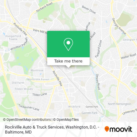 Mapa de Rockville Auto & Truck Services