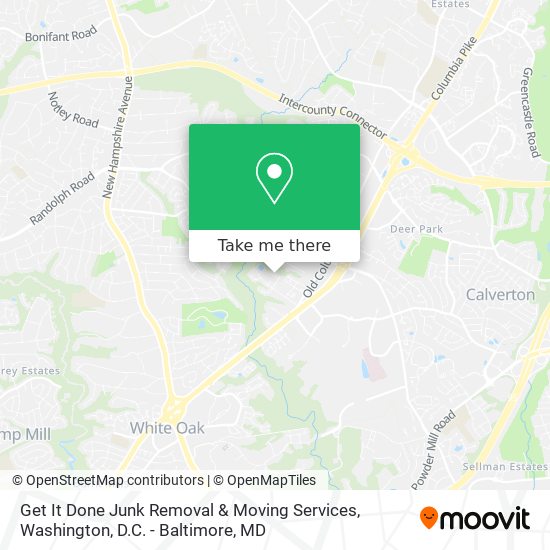 Mapa de Get It Done Junk Removal & Moving Services