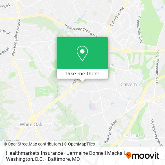 Mapa de Healthmarkets Insurance - Jermaine Donnell Mackall