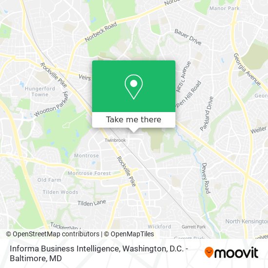 Informa Business Intelligence map