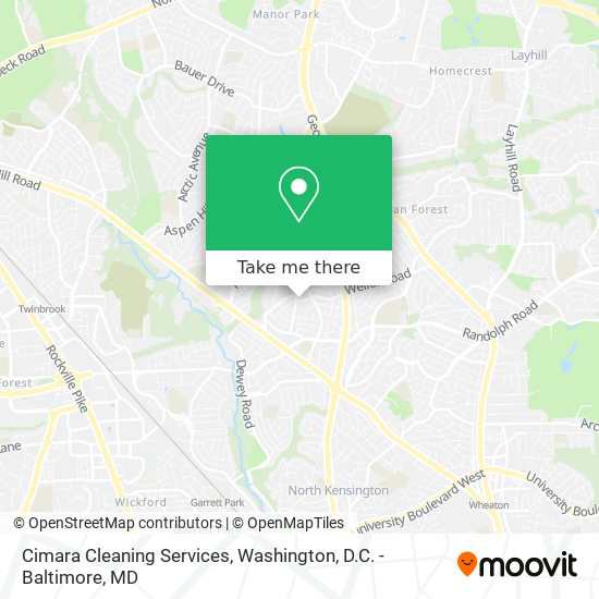 Mapa de Cimara Cleaning Services