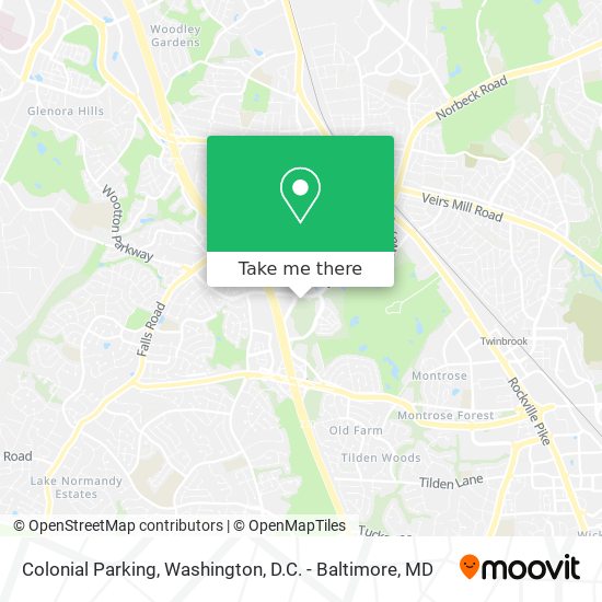 Colonial Parking map