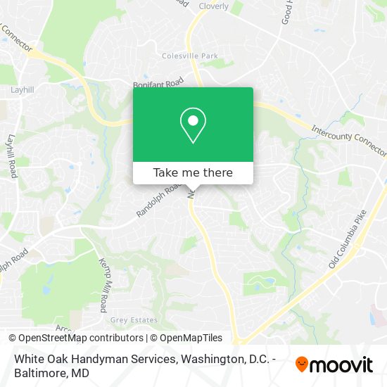 White Oak Handyman Services map