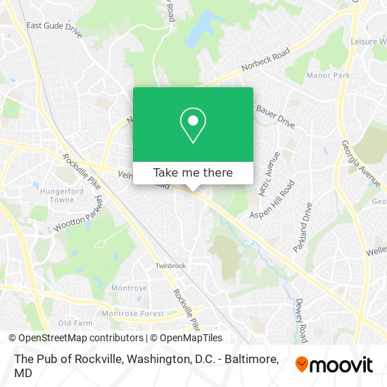 Mapa de The Pub of Rockville