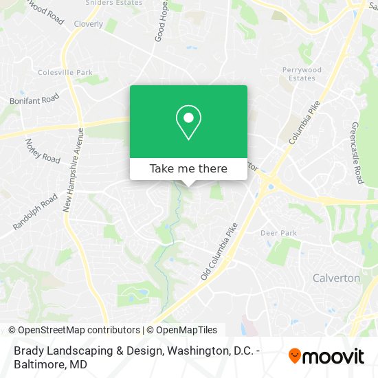 Brady Landscaping & Design map