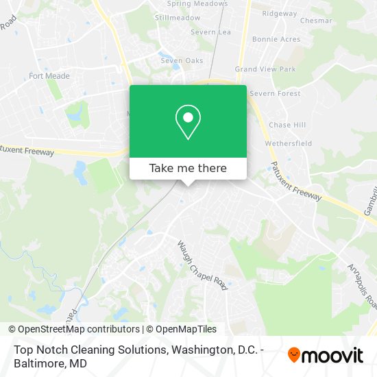 Top Notch Cleaning Solutions map