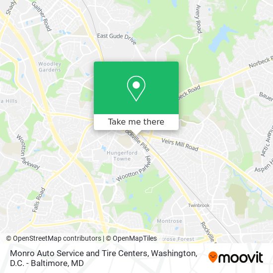 Monro Auto Service and Tire Centers map