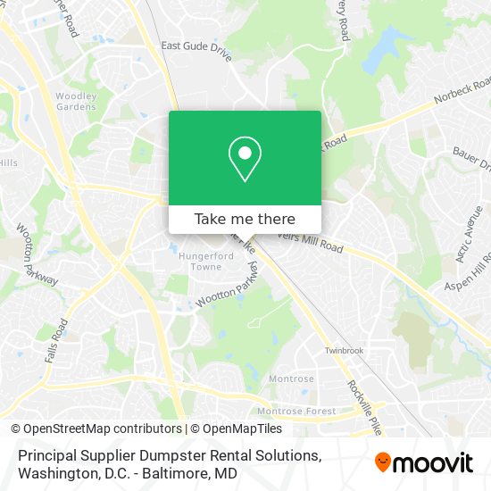 Mapa de Principal Supplier Dumpster Rental Solutions