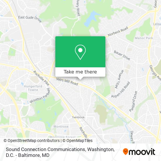 Mapa de Sound Connection Communications