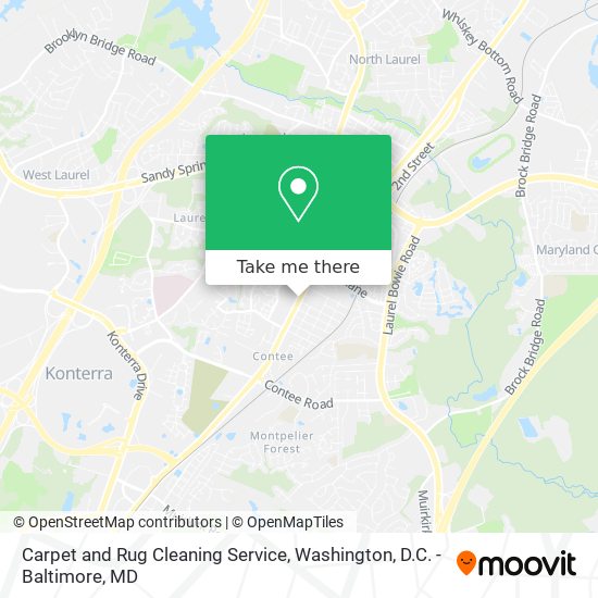 Carpet and Rug Cleaning Service map