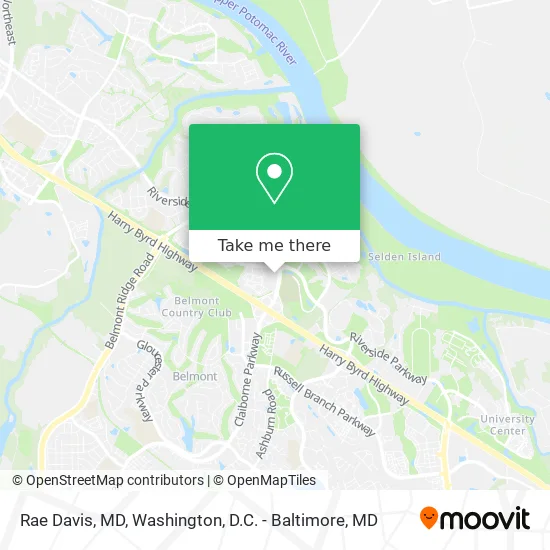 Rae Davis, MD map