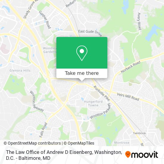 Mapa de The Law Office of Andrew D Eisenberg