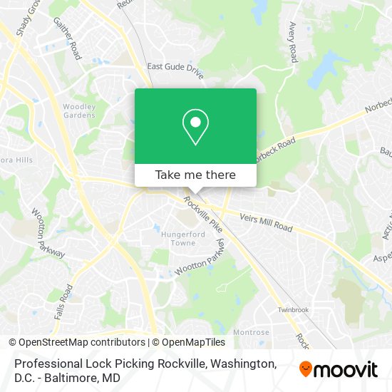 Mapa de Professional Lock Picking Rockville